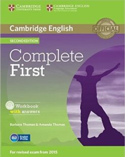 [Sách] Cambridge English Complete First (Second Edition) Workbook with Answers for Revised exam from 2015 - Sách giấy gáy xoắn