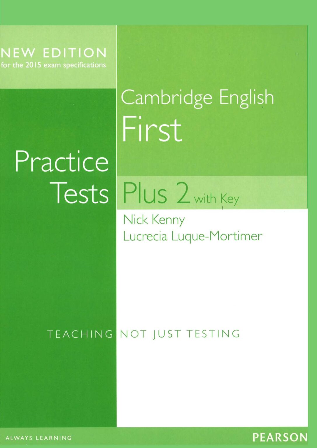 [Sách] Cambridge English First Pearson Practice Tests Plus 2 with Key ...