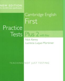 [Sách] Cambridge English First Pearson Practice Tests Plus 2 with Key ( 2015 Edition) - Sách giấy gáy xoắn