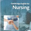 [Sách] Cambridge English for Nursing Intermediate Plus Student's Book (2008 version) – Sách giấy gáy xoắn