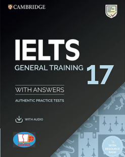 [Sách] Cambridge English IELTS 17 General Training with Answers Authentic Examination Papers - Sách giấy gáy xoắn