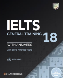 [Sách] Cambridge English IELTS 18 General Training with Answers Authentic Examination Papers - Sách giấy gáy xoắn