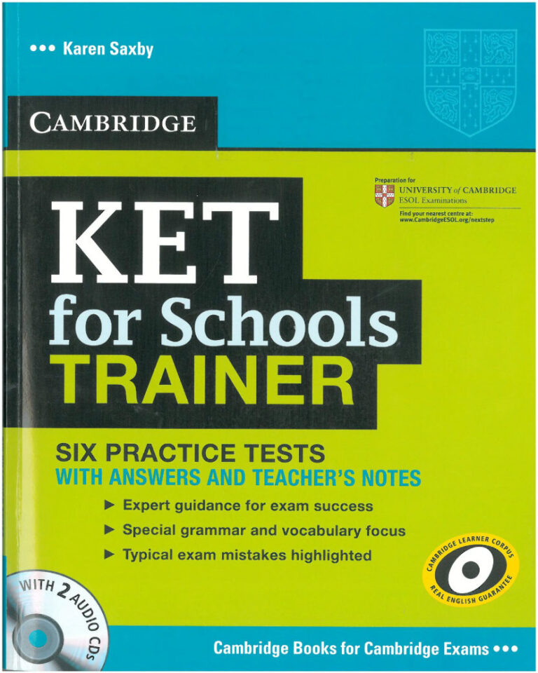 [Sách] Cambridge English KET for Schools TRAINER Six Practice Tests ...