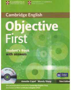 [Sách] Cambridge English Objective First (Third Edition) Student's Book with Answers - Sách giấy gáy xoắn