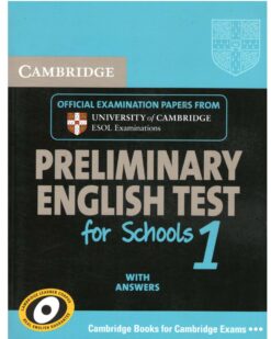 [Sách] Cambridge English Preliminary - Preliminary English Test (PET) 1 With Answers - sách giấy gáy xoắn