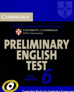 [Sách] Cambridge English Preliminary - Preliminary English Test (PET) 6 With Answers - sách giấy gáy xoắn