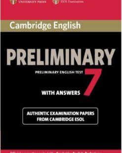 [Sách] Cambridge English Preliminary - Preliminary English Test (PET) 7 With Answers - sách giấy gáy xoắn