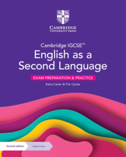 [Sách] Cambridge IGCSE English as a Second Language Exam Preparation and Practice (Second Edition 2023) - Sách giấy gáy xoắn