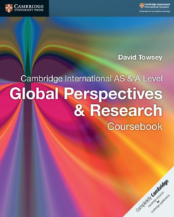 [Sách] Cambridge International AS and A Level Global Perspectives and Research Coursebook (1st Edition 2017)- Sách giấy gáy xoắn