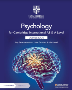 [Sách] Cambridge International AS and A Level Psychology Coursebook (2nd Edition 2022) – Sách giấy gáy xoắn