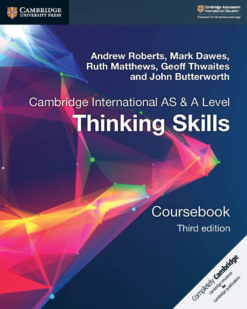 [Sách] Cambridge International AS and A Level Thinking Skills Coursebook (3rd Edition 2018) - Sách giấy gáy xoắn