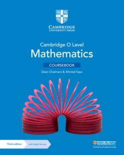 [Sách] Cambridge O Level Mathematics Coursebook (3rd Edition 2023) ISBN: 9781009316453 - Sách giấy gáy xoắn
