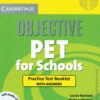 [Sách] Cambridge Objective PET for Schools Practice Test Booklet with Answers – Sách giấy gáy xoắn