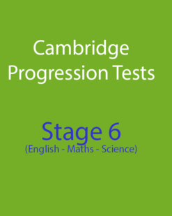[Sách] Cambridge Primary Progression Tests STAGE 6 (English - Mathematics - Science) - Sách giấy gáy xoắn