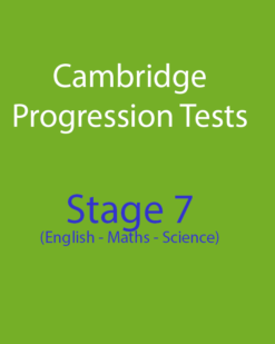 [Sách] Cambridge Primary Progression Tests STAGE 7 (English - Mathematics - Science) - Sách giấy gáy xoắn