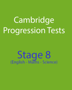 [Sách] Cambridge Primary Progression Tests STAGE 8 (English - Mathematics - Science) - Sách giấy gáy xoắn
