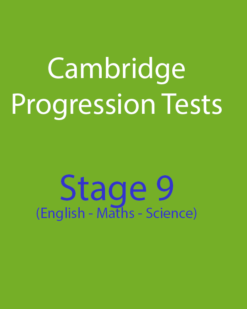 [Sách] Cambridge Primary Progression Tests STAGE 9 (English - Mathematics - Science) - Sách giấy gáy xoắn