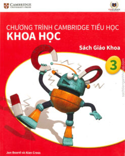 [Sách] Cambridge Science 3 Learner – Khoa học 3 Sách giáo khoa (Vinschool) song ngữ Anh Việt (1st Edition) - Sách giấy gáy xoắn