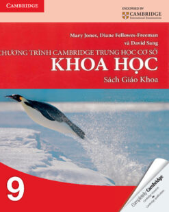 [Sách] Cambridge Science 9 Coursebook - Khoa học 9 Sách giáo khoa (Vinschool) song ngữ Anh Việt (1st Edition) - Sách giấy gáy xoắn