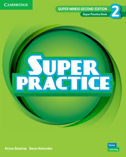 [Sách] Cambridge Super Minds (2nd edition) Level 2 Super Practice Book with Answer key - Sách giấy gáy xoắn