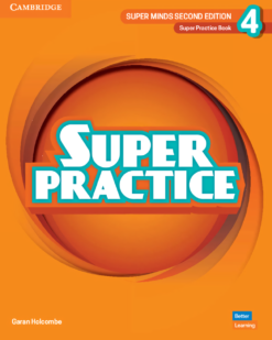 [Sách] Cambridge Super Minds (2nd edition) Level 4 Super Practice Book with Answer key - Sách giấy gáy xoắn