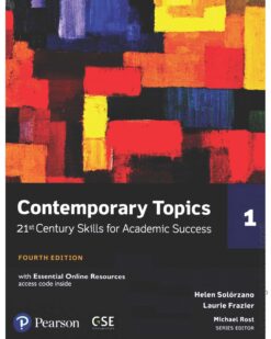 [Sách] Contemporary Topics LEVEL 1 - 21st Century Skills for Academic Success 4th Edition - Sách giấy gáy xoắn