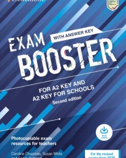[Sách] Exam Booster for A2 Key and A2 Key for Schools with Answer Key with Audio for the Revised 2020 Exams ( second Edition) - Sách giấy gáy xoắn