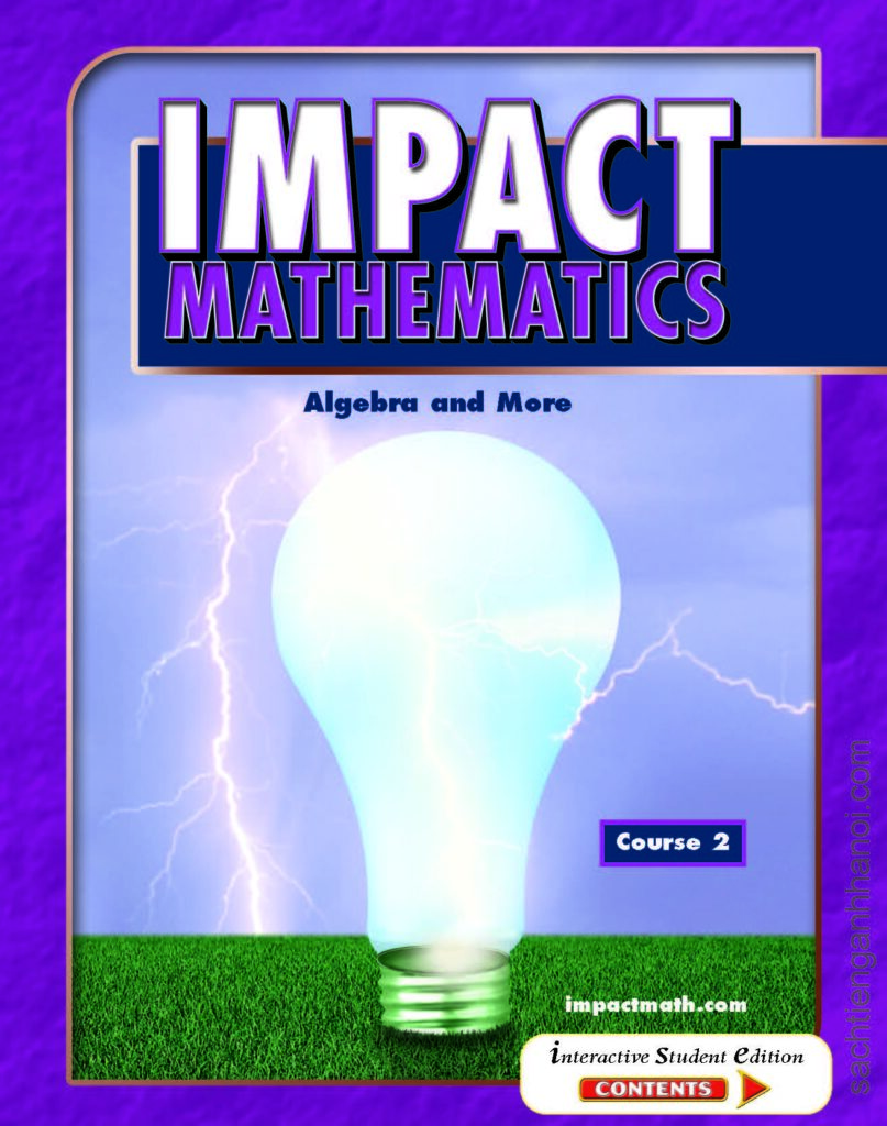 [Sách] IMPACT Mathematics Algebra and More Course 2 – Interactive ...