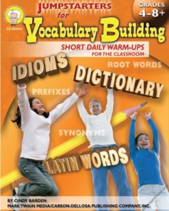 [Sách] Jumpstarters for Vocabulary Building Grades 4-8+ - Sách giấy gáy xoắn