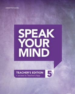 [Sách] Macmillan Speak Your Mind level 5 TEACHER'S BOOK ( American English 2021 ) - Sách giấy gáy xoắn
