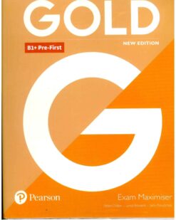 [Sách] Pearson GOLD B1+ Pre-First New Edition (2nd Edition) Exam Maximiser No Key (2018) - sách giấy gáy xoắn