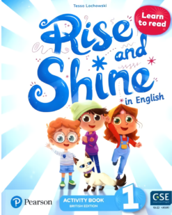 [Sách] Pearson Rise and Shine in English level 1 Activity Book (Bristish English) - Learn to Read - Sách giấy gáy xoắn