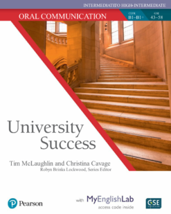 [Sách] Pearson University Success Intermediate to High-Intermediate Oral Communication - Sách giấy gáy xoắn