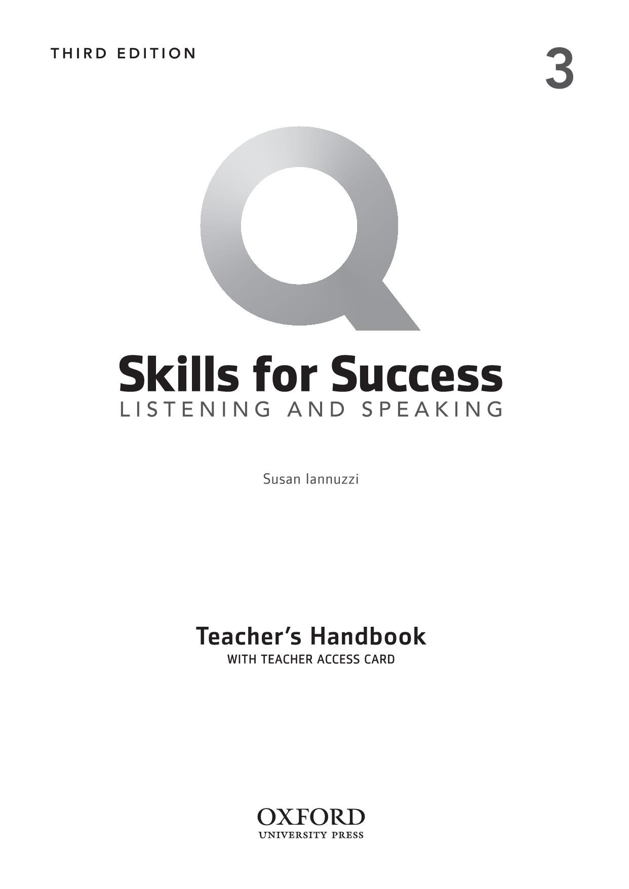 [Sách] Q:Skills for Success Level 3 Listening and Speaking Teacher’s Handbook (Third Edition ...