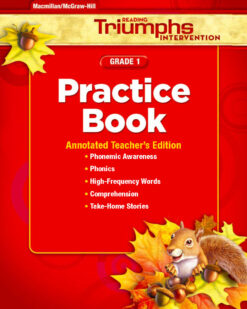 [Sách] Reading Triumphs Intervention Practice Book Grade 1 Annotated Teacher’s Edition – Sách giấy gáy xoắn