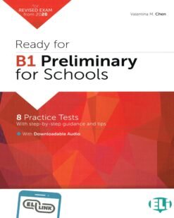 [Sách] Ready for B1 Preliminary for School 8 Practice Tests ( for Revised Exam from 2020) with answers – Sách giấy gáy xoắn