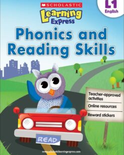 [Sách] Scholastic Learning Express Level 1 English: Phonics and Reading Skills – Sách giấy gáy xoắn
