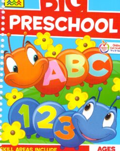 [Sách] School Zone - Big Preschool Workbook - Ages 3 to 5, Colors, Shapes, Numbers 1-10, Early Math, Alphabet, Pre-Writing, Phonics, Following...