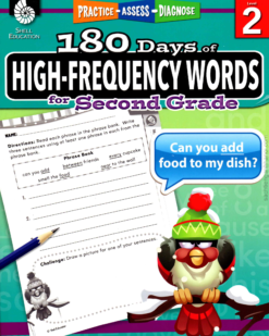 [Sách] Shell Education - 180 Days of High-Frequency Words for Second Grade (Grade 2) – Sách giấy gáy xoắn