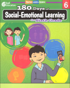 [Sách] Shell Education - 180 Days of Social-Emotional Learning for Sixth Grade – Sách giấy gáy xoắn