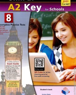 [Sách] Simply A2 Key for Schools - 8 Practice Tests for the Revised Exam from 2020 : STUDENT BOOK - Sách giấy gáy xoắn