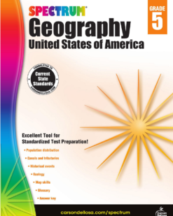 [Sách] Spectrum Grade 5 - Geography United States of America (có kèm đáp án) – Sách giấy gáy xoắn
