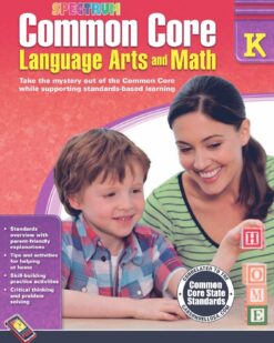 [Sách] Spectrum Grade K - COMMON CORE Language Arts and Math (có kèm đáp án) – Sách giấy gáy xoắn