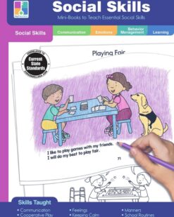 [Sách] Spectrum Grade Pre K & Grade K & Grade 1 & Grade 2 - SOCIAL SKILLS (có kèm đáp án) – Sách giấy gáy xoắn