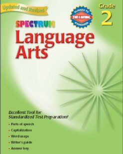[Sách] Spectrum Language Arts Grade 2 (Updated and Revised) (có kèm đáp án) – Sách giấy gáy xoắn