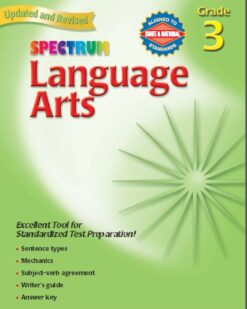 [Sách] Spectrum Language Arts Grade 3 (Updated and Revised) (có kèm đáp án) – Sách giấy gáy xoắn