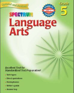 [Sách] Spectrum Language Arts Grade 5 (Updated and Revised) (có kèm đáp án) – Sách giấy gáy xoắn