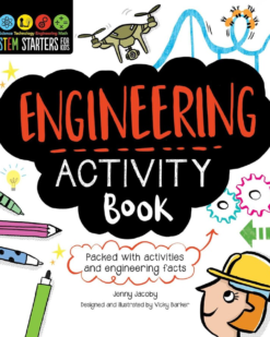 [Sách] STEM Starters for Kids Engineering Activity Book Packed with Activities and Engineering Facts - Sách giấy gáy xoắn