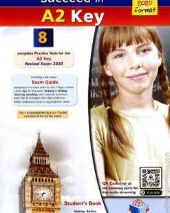 [Sách] Succeed in A2 Key - 8 Practice Tests for the Revised Exam from 2020 Student Book - Sách giấy gáy xoắn