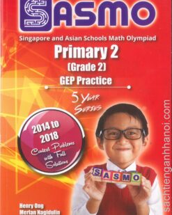 [Sách] Tổng hợp đề thi SASMO LỚP 2 (từ 2014 đến 2018), đầy đủ lời giải (tiếng Anh) - Sách giấy gáy xoắn